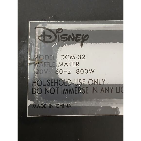 Disney Mickey Mouse Face Waffle Maker Oh Boy! DCM-32 Collectible Cooking Fun New - Picture 14 of 14